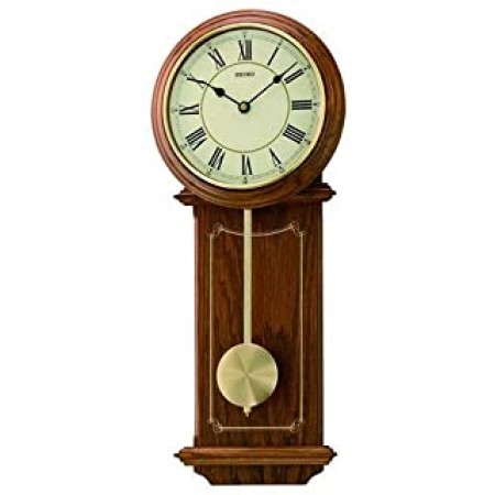 Seiko Pendulum Clock (52.5 cm x 21.5 cm x 6.8 cm, Brown, QXC213B)