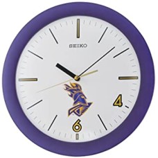 Seiko Wall Clock (30 cm x 30 cm x 3.6 cm, Purple, QXA912LN)