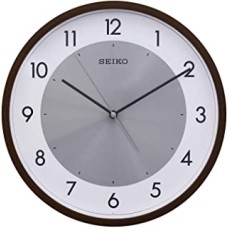 Seiko Wall Clock (30 cm x 30 cm x 4.5 cm, Brown, QXA615BN)