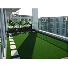 Kuber Industries High Density Artificial Grass Carpet Mat (6.5 x 8 ft, Green, GrassCT05)