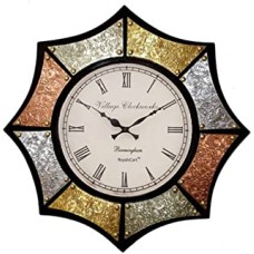 RoyalsCart Asthkon Antique Analog Wall Clock (Multi)