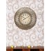 @home by Nilkamal Lotus Bud Wall Clock (Gold)