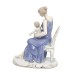 Mother & Child Love Figurine Showpiece, Blue