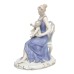 Mother & Child Love Figurine Showpiece, Blue