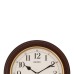Seiko Wall Clock (31.4 cm x 31.4 cm x 6.1 cm, Brown, QXH202ZN)