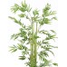 Fourwalls Decorative Artificial Bamboo Floor Plant Without Vase (8 Branches, 170 cm Tall, Green)