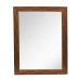 999Store Antique Brown Decorative Wood Wall Mirror (22.5x1x28.5 Inch)