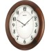 Seiko Wall Clock (38 cm x 31.2 cm x 4.5 cm, Brown, QXA389BN)