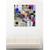 999Store Unframed Large Printed Colourful Abstract Beautiful Collage Canvas Painting (120X120Cms)