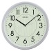 Seiko Wall Clock (36.1 cm x 36.1 cm x 3.9 cm, Silver, QXA629ST)