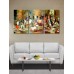 999Store Abstract Colorful Printed Canvas Painting
