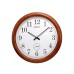 Seiko Wall Clock (50.5 cm x 50.5 cm x 6.2 cm, Brown, QXA155BN)