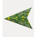 5 Point Screen Printed Christmas X'mas Star -- 60 cms - Green (DELIVERING ONLY IN DELHI)